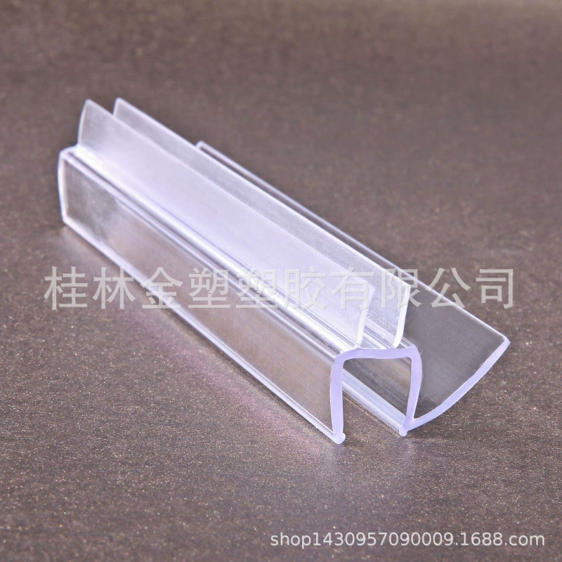 Полностью прозрачная стеклянная дверь для ванной комнаты, бестселлер Amazon, специальная форма двери, нижняя уплотнительная лента для душевой комнаты, водонепроницаемая лента M-типа