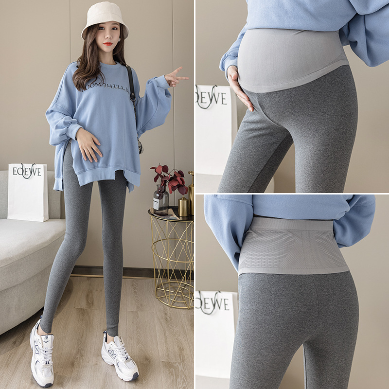 Spring Traceless Internet Popular New Fashion Leggings for Outer Wear Pregnant Women's Pants Spring Yoga plus size Pants