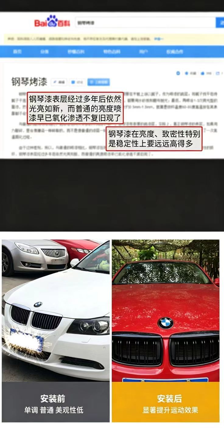 Suitable for Bmw 3 Series E90 2005-2008 Models, Modified Single and Double Bar Grille
