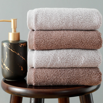 towel pure cotton thickening Plain colour adult Scales 150 soft Face Towel customized logo Wholesale gift