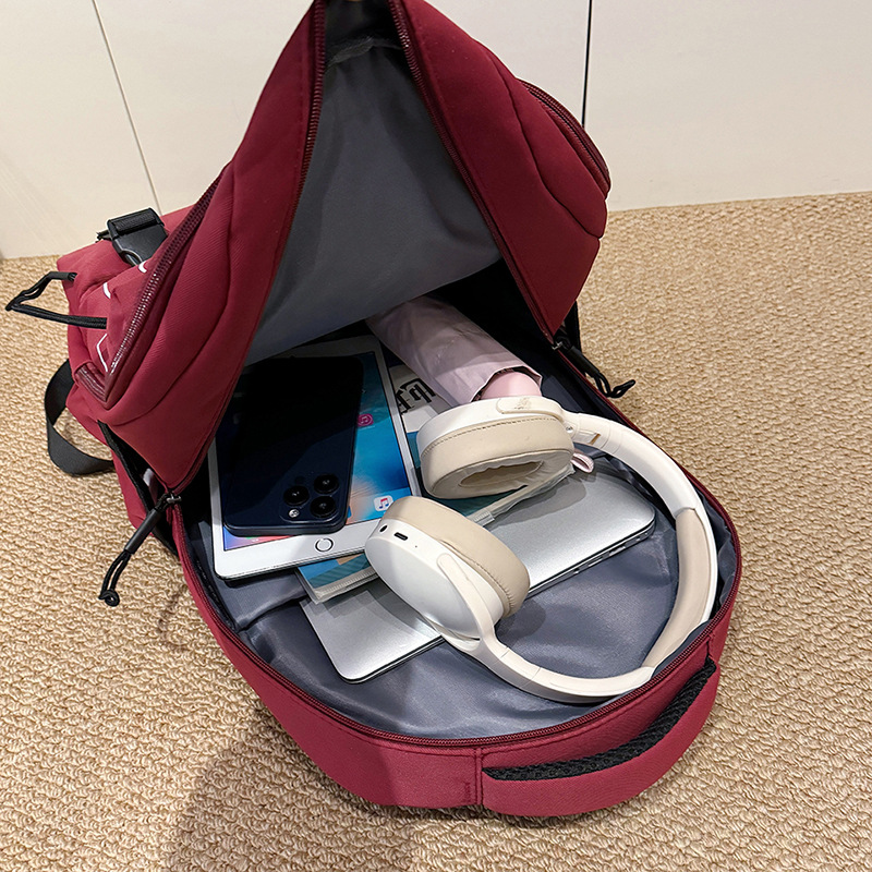 Mochila de estudiantes de secundaria, moda de mujeres, mochila de viaje informática casual, mochila de campus coreana de gran capacidad.