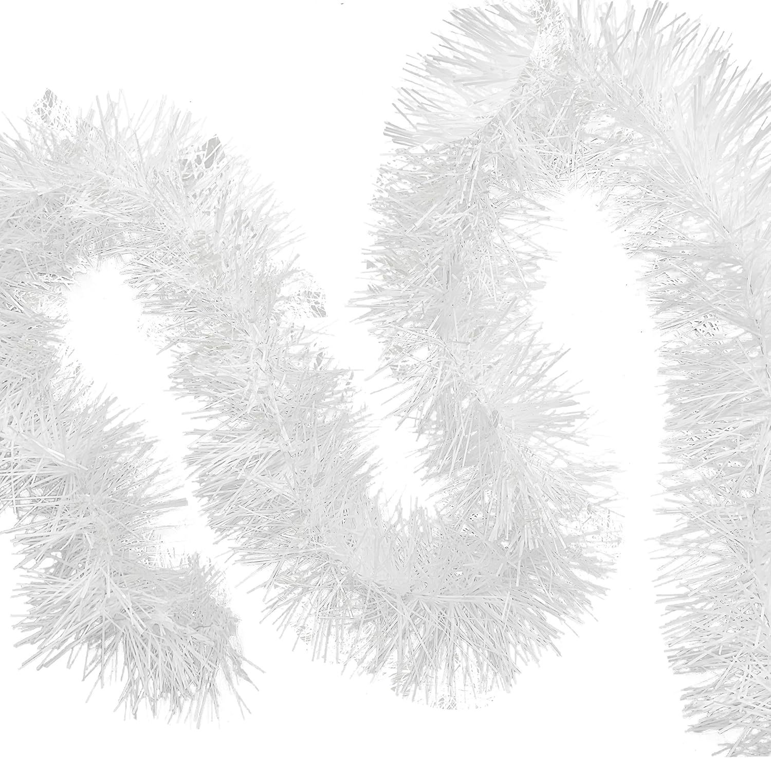 2米圣诞装饰白色毛条 雪花彩条 拉花 节日布置彩带批发跨境代发详情5