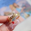 Cute fashionable ring for princess, light luxury style