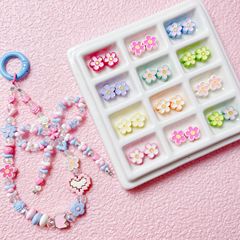 夏の風のかわいい花の漆の合金の手作りのdiyのビーズのブレスレットのネックレスのヘアピンのアクセサリーの部品