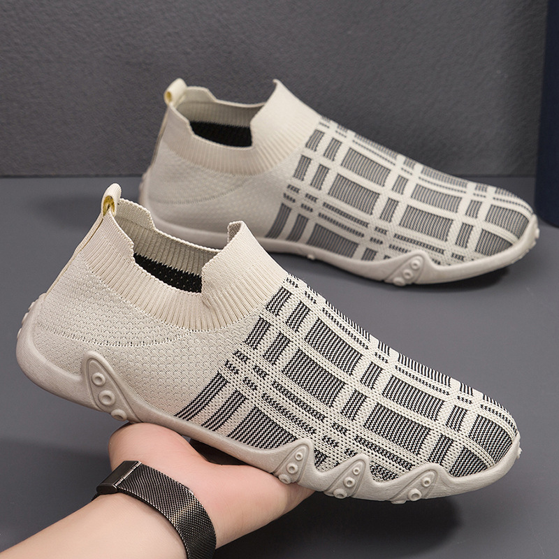 Socks Shoes Spring and Summer New Fashion Trendy Lightweight Casual Shoes Wholesale Comfortable Breathable Outdoor Sports Men's Shoes