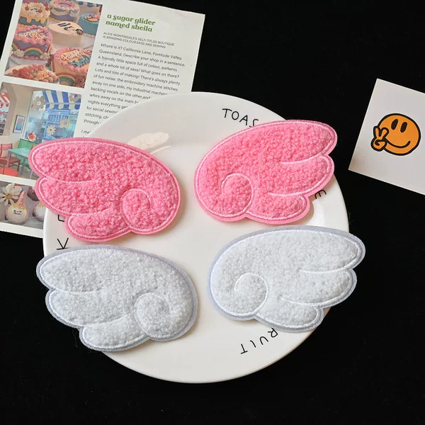Cute Angel Wings Magic Tape Hair Clip, Seamless Bangs Sticker, Hair Tidying Tool, Sweet and Adorable Hair Accessory