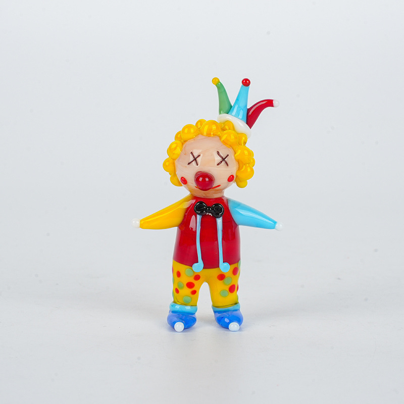 漫画のキャラクターガラス装飾品デスクトップ工芸品オフィスリビングルームの装飾小さな装飾品ミニクリエイティブギフト|undefined