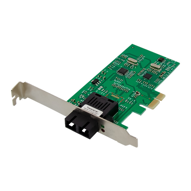 PCI-E1X转百兆光纤网卡100M单光纤口SFP服务器网卡NIC RTL8105E