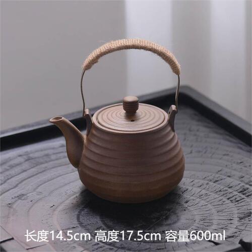 Charcoal fire retro stove candle charcoal tea stove tea set flower teapot outdoor warm wine warm tea Japanese style lifting kettle