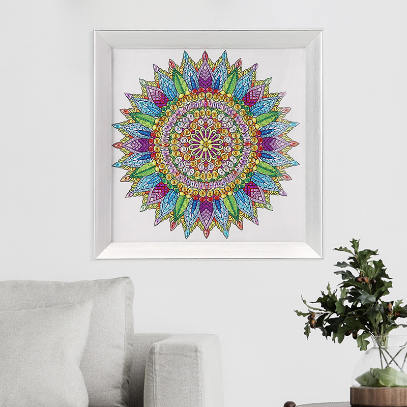 Ventas transfronterizas calientes nórdicas pinturas de diamantes 5D de forma extraña mariposa dibujos animados puntos de perforación fábrica venta directa pintura decorativa al por mayor