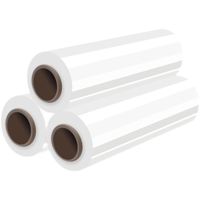 Pe película de enrollamiento fábrica de película de embalaje película de embalaje industria película de plástico de gran volumen película de estiramiento al por mayor expansión