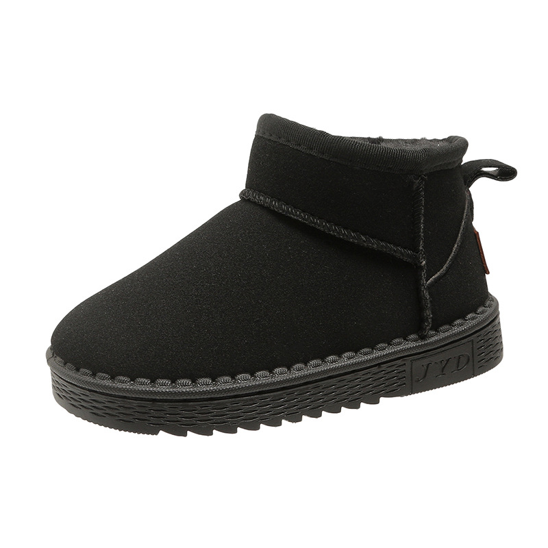 Botas de neve infantis para mulheres no outono e inverno de 2023, novo calor espesso e pelúcia para meninos de oito ou nove anos,_voghion.com