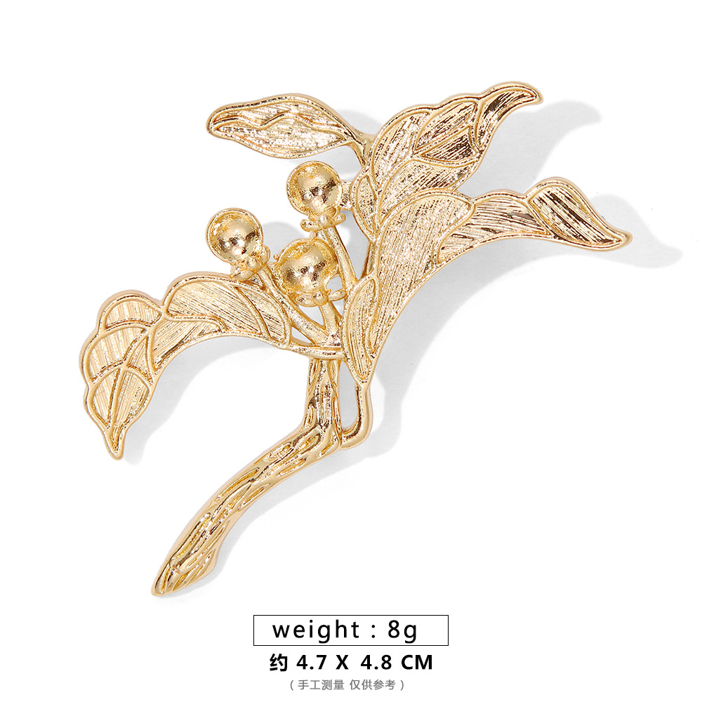 [고품질] 꽃 브로치 일반 바닥