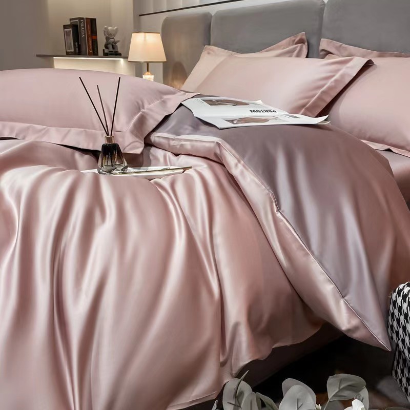 Luxe katoenen dekbedovertrek set vierdelig voor alle seizoenen_voghion.com