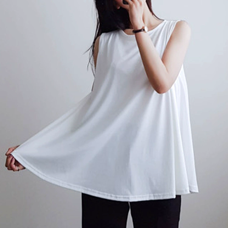 Плюс размер женский толстый м добавлен толстое Лето 200 кошачий 300 кг Mo Dai ручка широкое плечо с большим подолом без рукавов