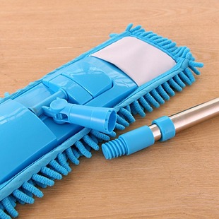 Flat Mop Chenille Mop Wet and Dry Lazy Mop Stainless Steel Mop Wholesale