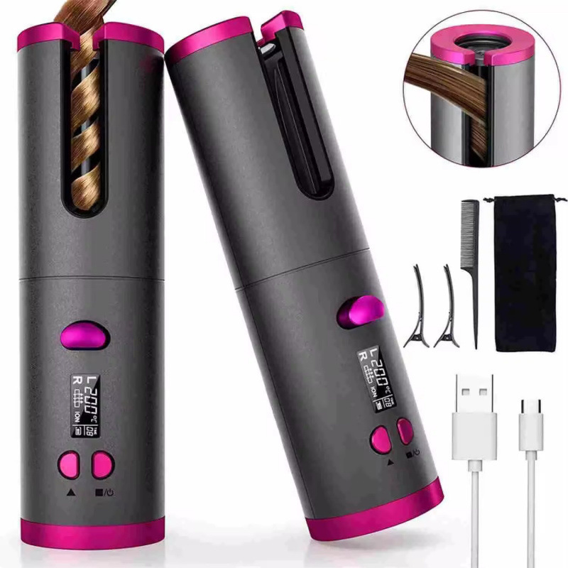 クロスボーダーヘアアイロンワイヤレス USB 充電ポータブル自動怠惰なアーティファクト TK スタイリングウェーブ家庭用ヘアアイロン|undefined