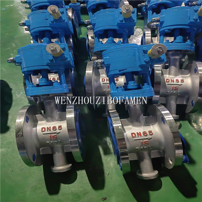 化工蒸汽防腐不锈钢蝶阀 D343W-10P D343W-10RL 三偏心硬密封蝶阀