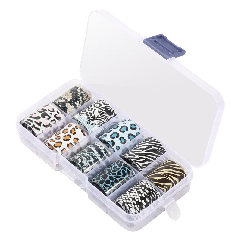 2021 nueva transferencia de Arte de uñas cielo estrellado papel mármol Flor Mariposa patrón de serpiente uñas pegatina de transferencia de cielo estrellado