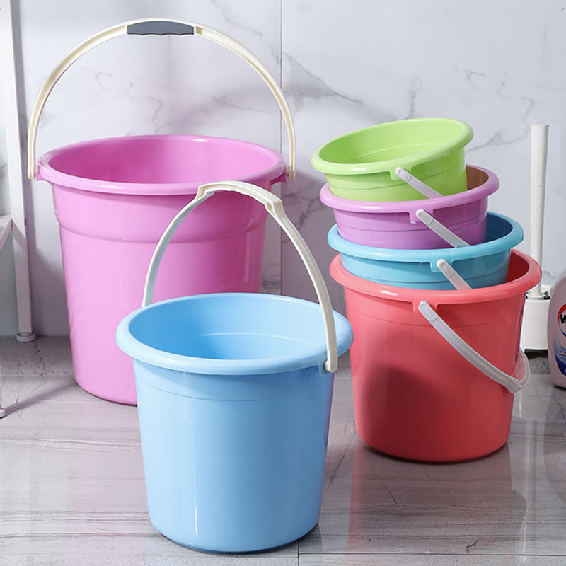 household portable thickening bucket Car wash bucket Large Storage Plastic bucket bucket student dormitory take a shower Laundry tub