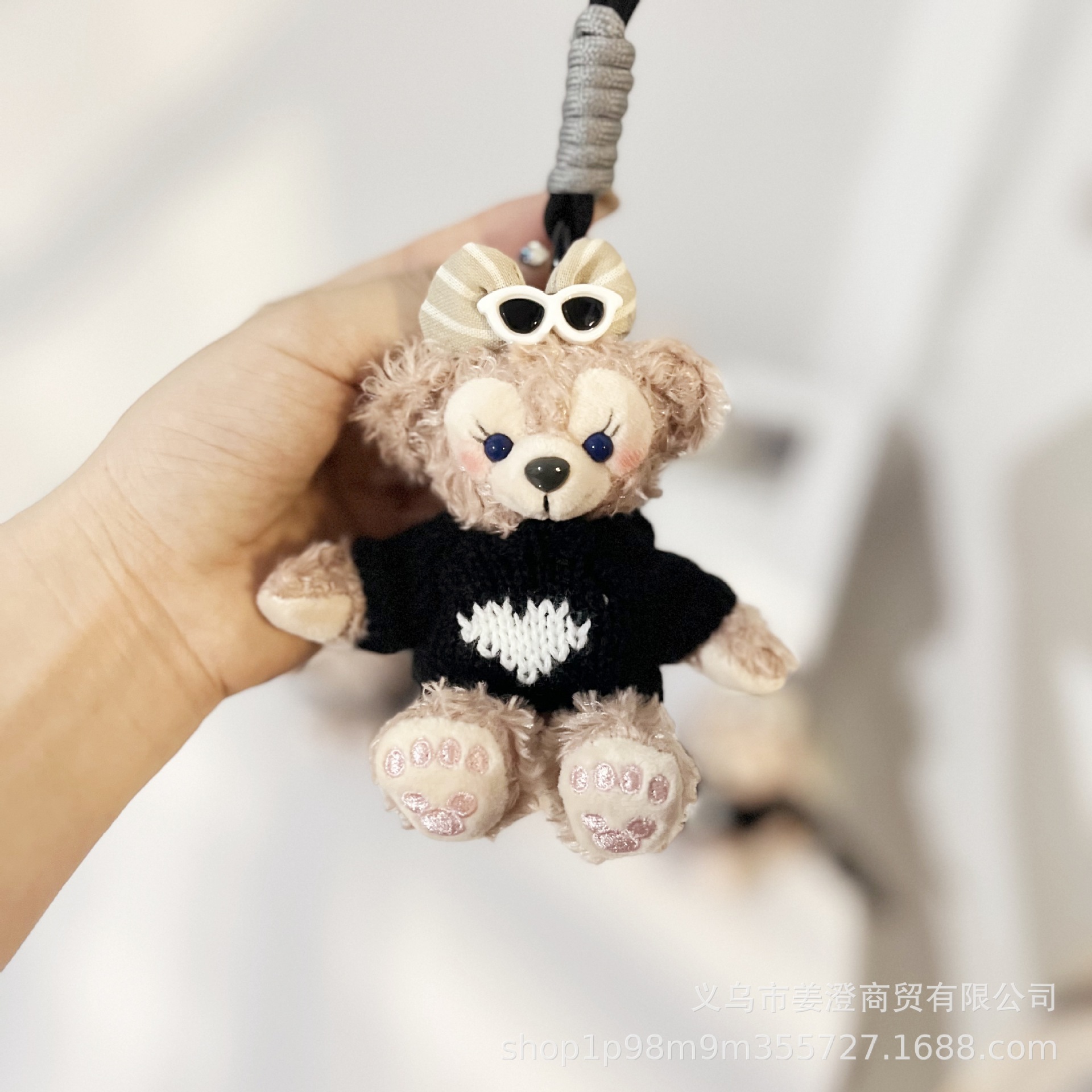 new handmade cute bear bear plush doll and bag keychain ornaments girlfriends sweet gift hand gift wholesale