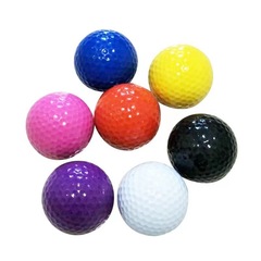 メーカー生産二層白色カラーゴルフ室内ギフトボールパター専用ゴルフボールgolf