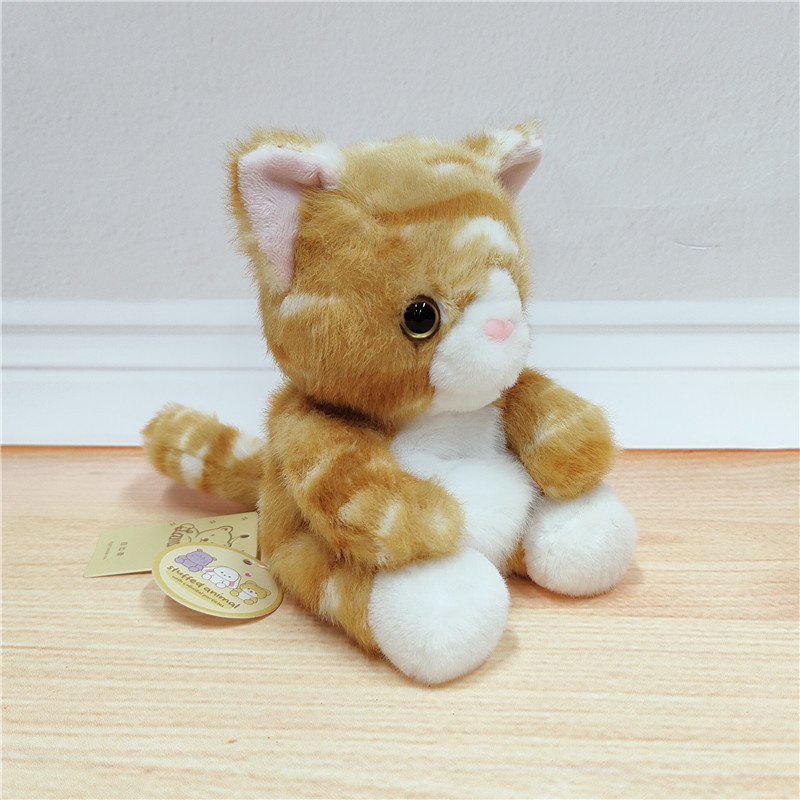 Muñeco de peluche de bolita de frijol para la palma, alivio del estrés, compañero de escritorio de panda y mapache, juguete para niños.