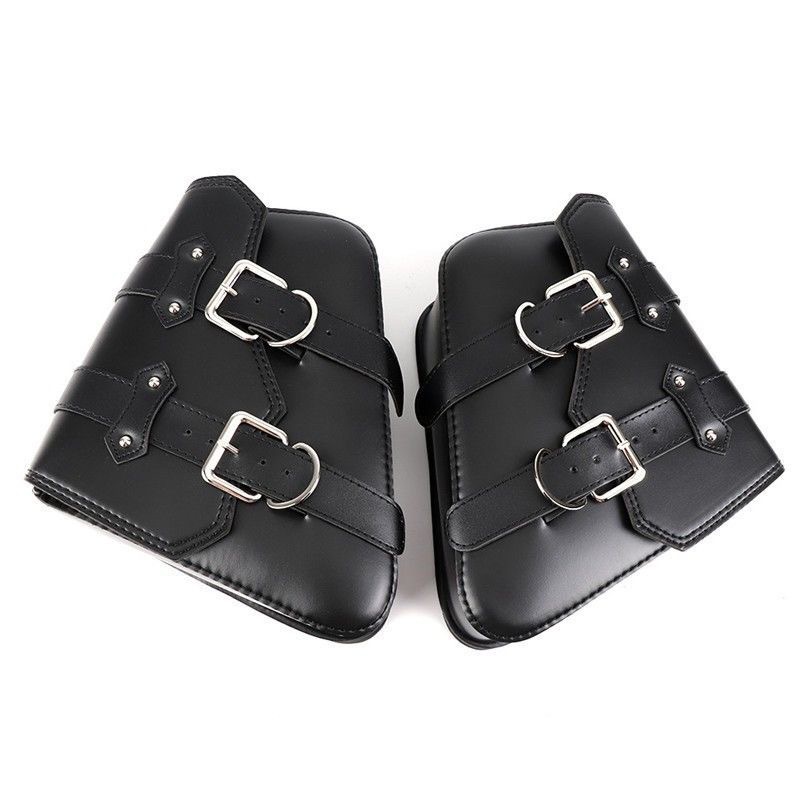 Motorcycle Side Saddle Bags Pu Leather Tool Bag