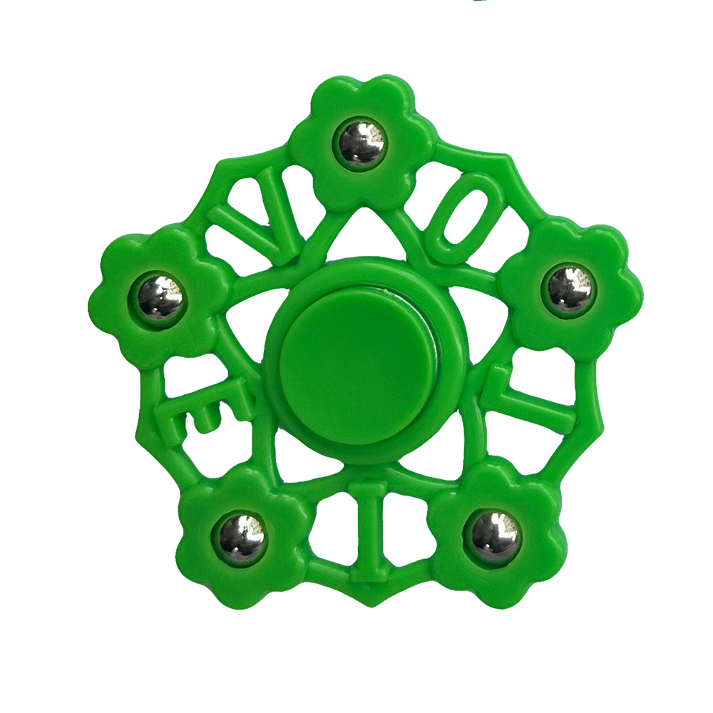 [Classic Color Five Beads] Green LOVE