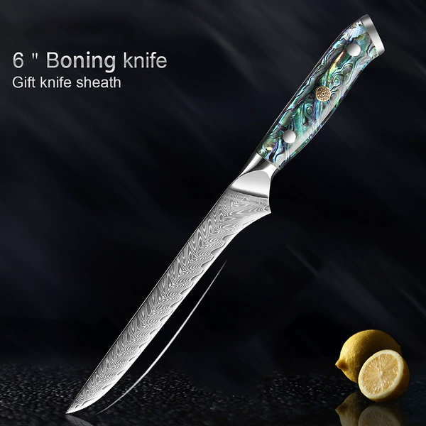 6-inch boning knife [abalone shell handle]