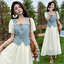 �B��ȹŮ2025�ļ��¿ʽ���|���I���L���ɫ����ȹ������ɼ���