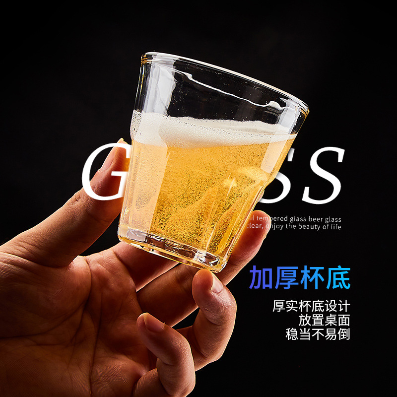 Glass wineglass for home use