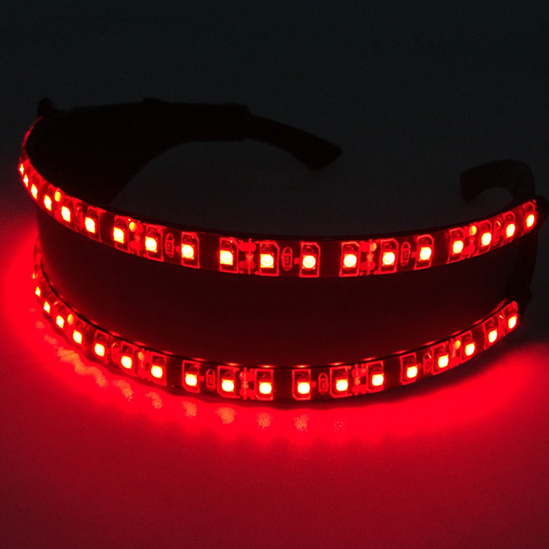 Nuevo LED parpadeante Guantes luminosos 6V etapa bar espectáculo nocturno traje mascarada Accesorios luminosos