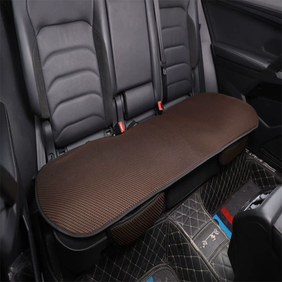 Four Seasons Pad: All-Season Universal Massage Mesh Breathable - coffee-brown-rear-bench-seat-cover-1-general