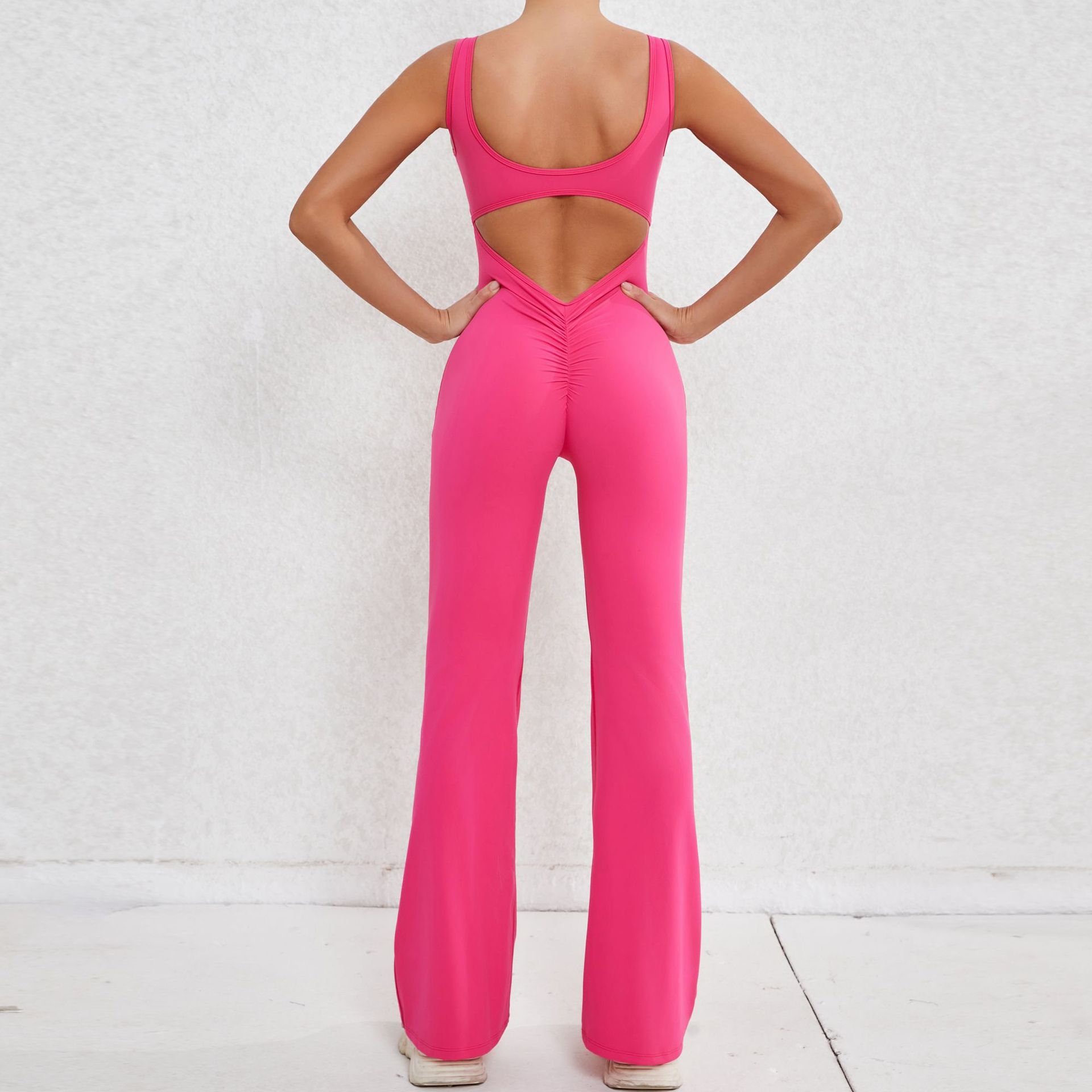 Simple Style Solid Color Nylon Cotton Blend Tracksuit Jumpsuits display picture 37