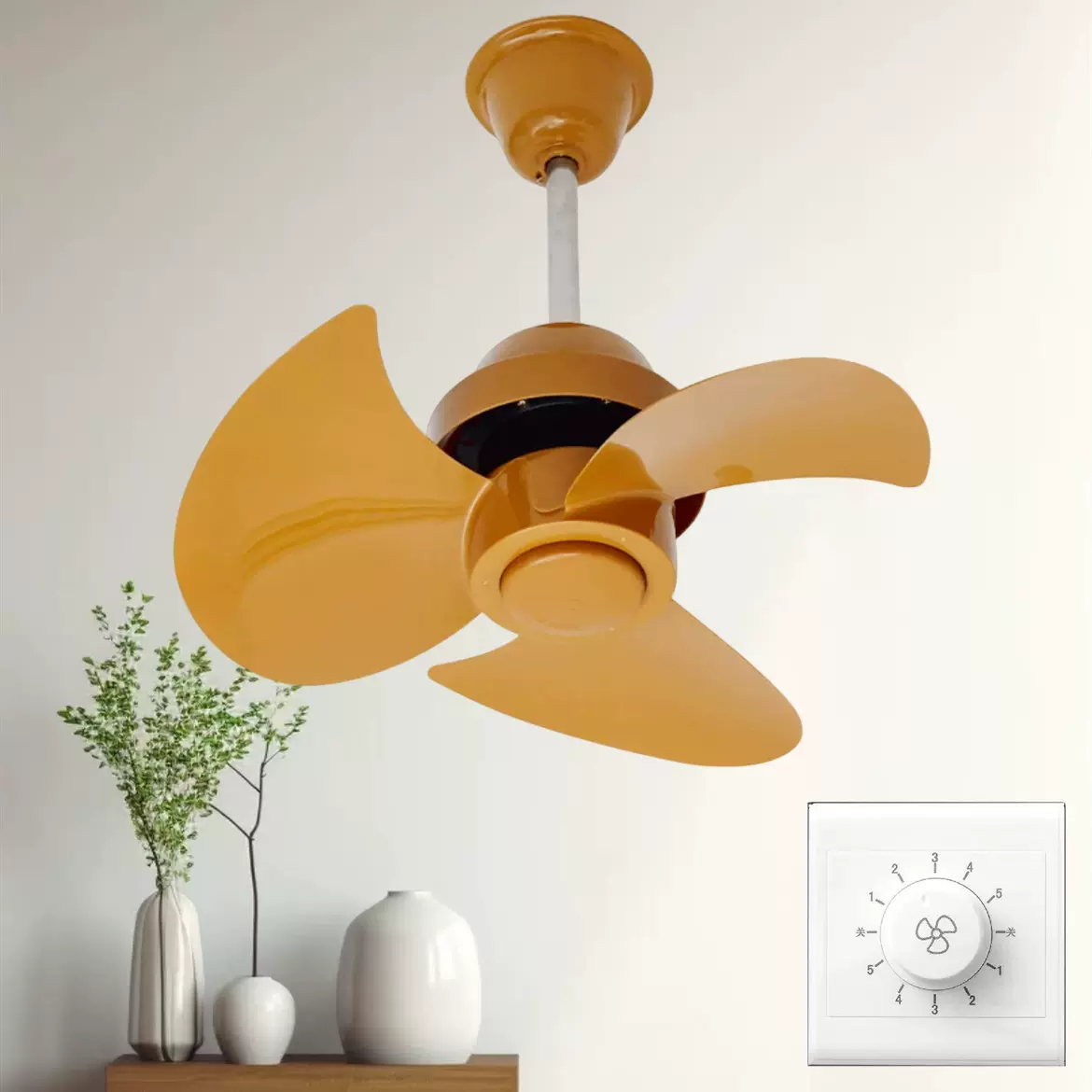 20寸200W海南岛吊顶式风扇家用餐厅卧室空调扇 塑料吊扇 海南吊扇