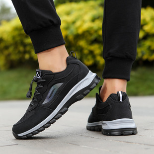 Middle-aged and Elderly Men's and Women's Walking Shoes Lightweight Breathable sneaker Shoes for Mothers Spring and Autumn Lightweight Shoes for the Elderly with Soft Sole and Soft Surface