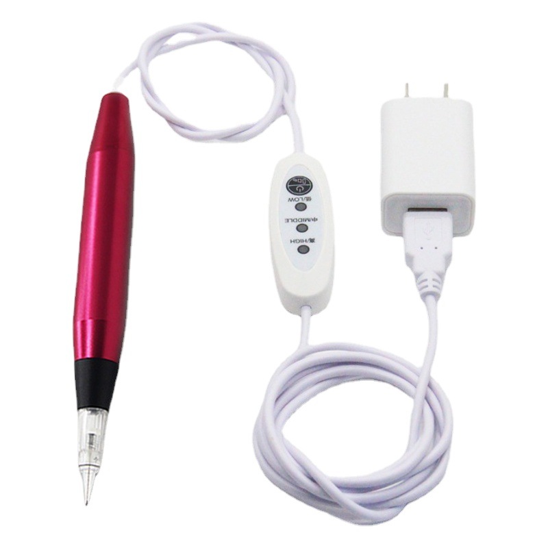 Máquina de tatuaje de cejas máquina de tatuaje completo pulido todo en uno instrumento de importación eléctrica microcristalina pluma tatuaje máquina Xiamen sueño aguja fabricante