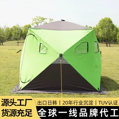 Cross-border outdoor tent factory direct camping camping fishing equipment sunshade rainproof cold warm ice fishing tent (Avtomobil dam çadırları)