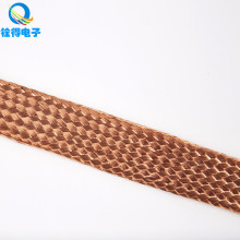 铨得 裸铜散热编织带,单层编织套线屏蔽网,量大更优