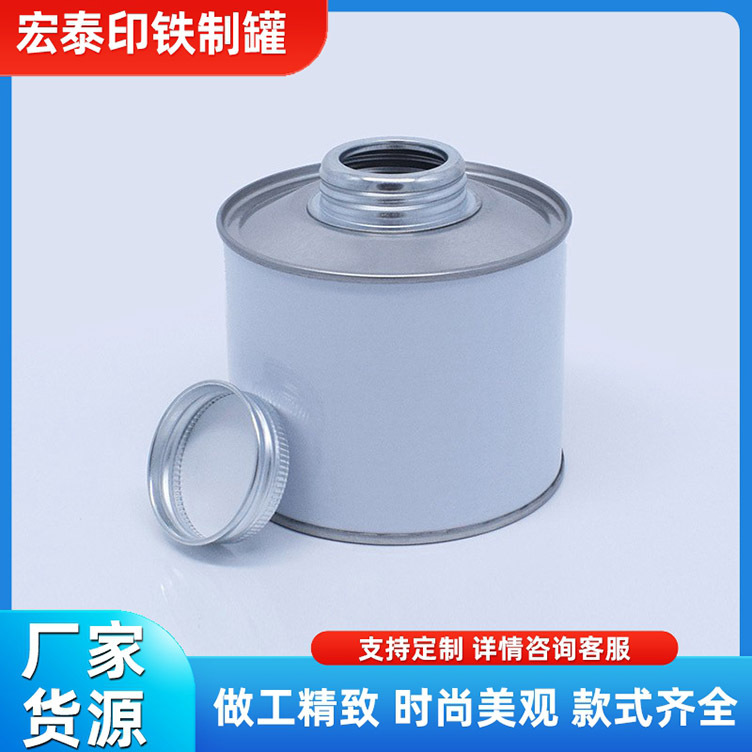 马口铁桶1升乳胶漆圆桶 闭口化工胶水铁罐 墙涂白油漆涂料桶厂家