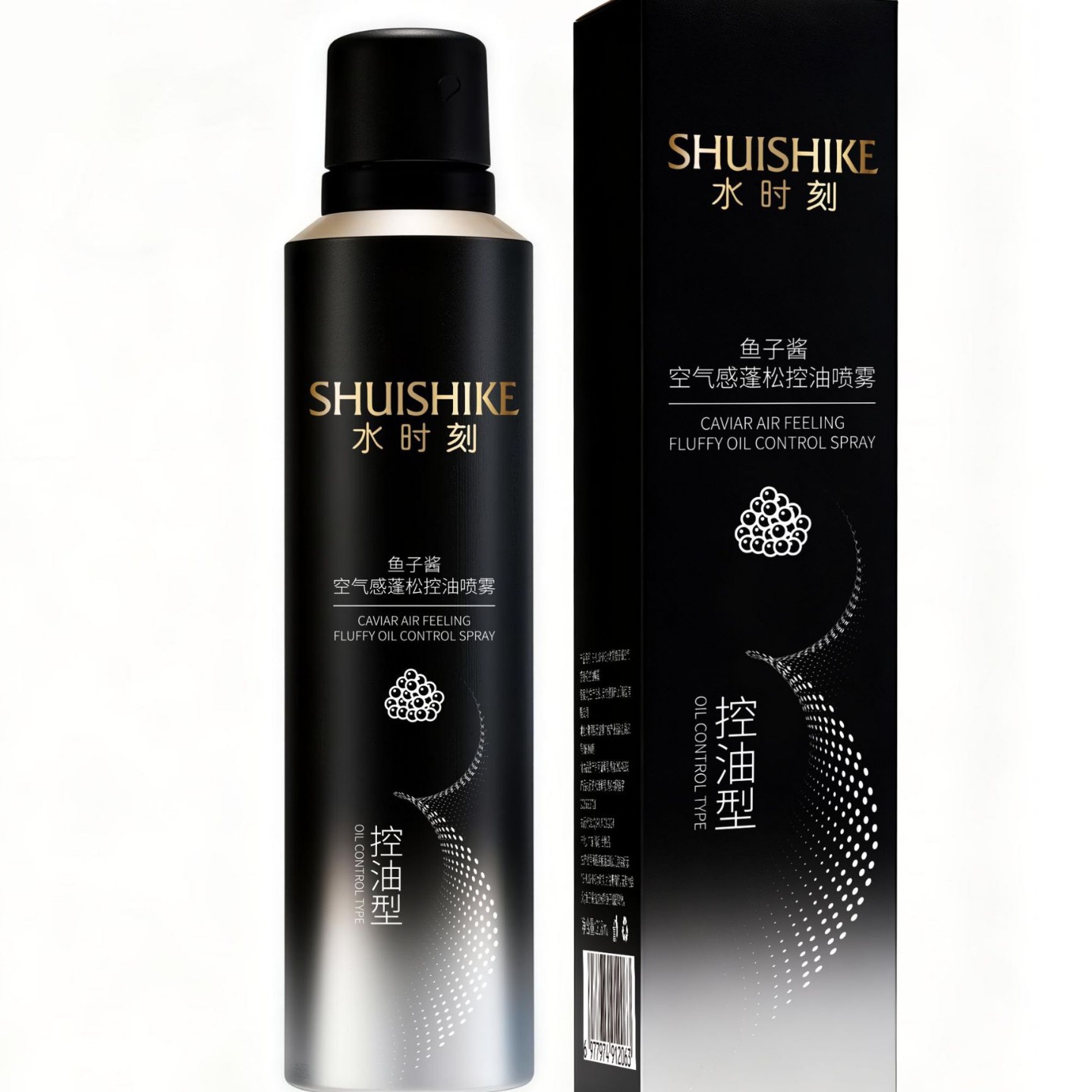 Teichuan caviar aire fluffy control de aceite spray agua fluffy refrescante y duradero spray sin lavado estilo novato
