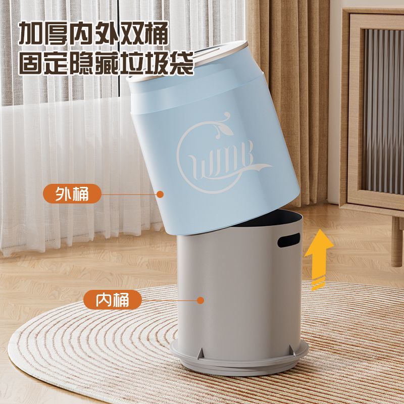 Coca-Cola basura latas prensas creativas en línea popularidad doméstica con cubierta sala de estar gran contenedor cesta de papel de baño