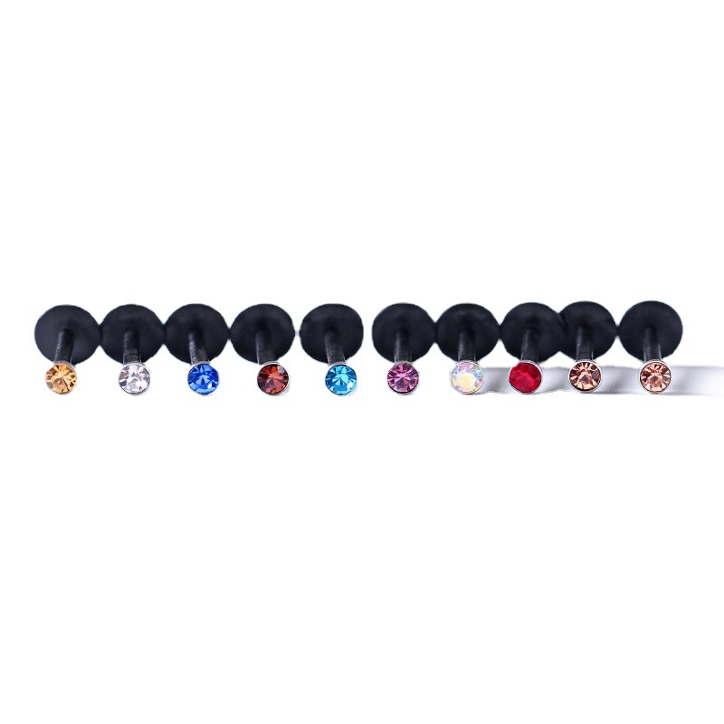 Wholesale UV Nose Studs, Ear Accessories, Lip Stud Sets, Acrylic Tongue Studs_voghion.com