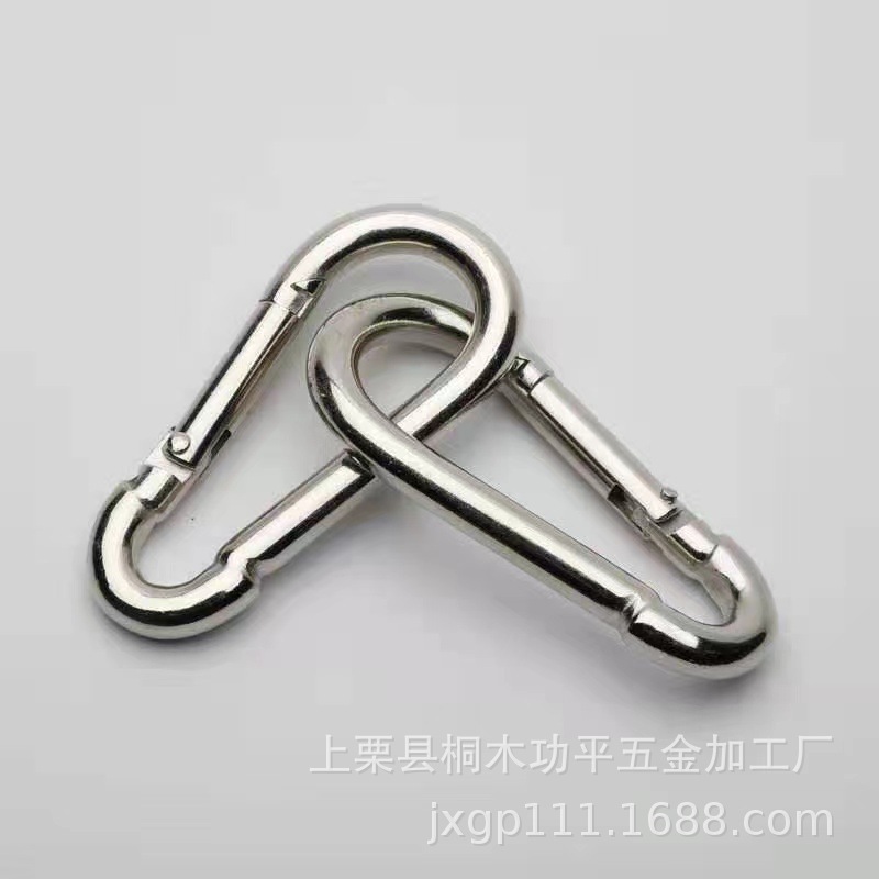 鉄ニッケルメッキ屋外スプリングバックルバックルロックウォーターカップキーホルダーバックル犬バックル安全バックルホイストバックルカラビナ|undefined