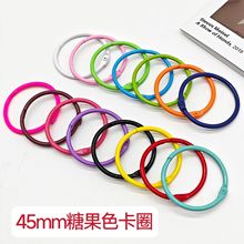 45mm��ɫ��Ȧ��Ȧ��̖�����ǹ�ɫ耳׿�Ȧ diy�Ʒ���̨�v���Ȧ