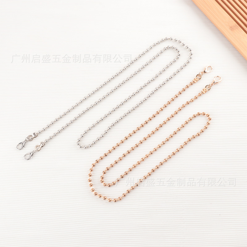 공장 직접 판매 수하물 액세서리 볼 체인 가방 DIY 체인 어깨 크로스 바디 가방 금속 랍스터 걸쇠 체인