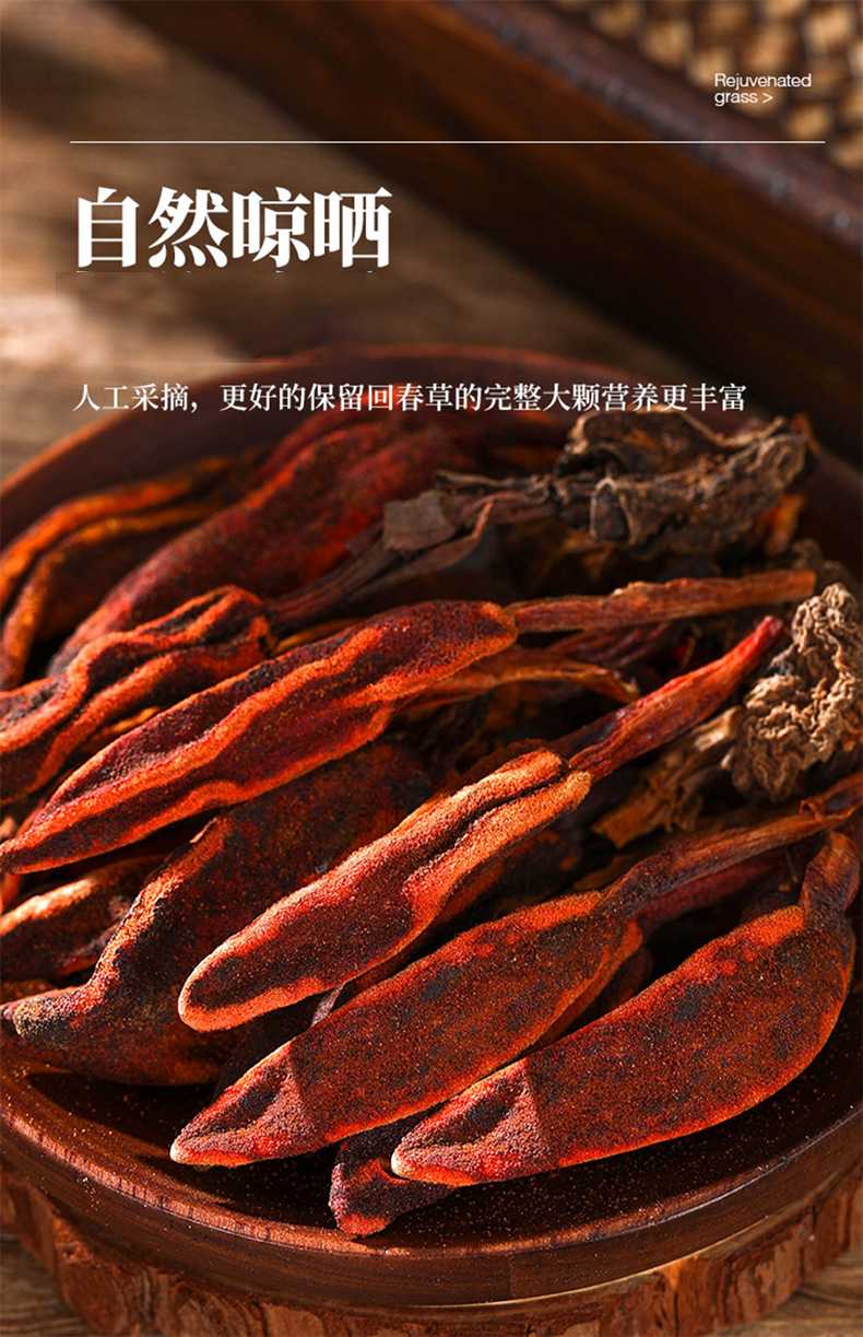 Whole Dried Hui Chun Cao Herb 500g for Herbal Wine and Decoction specifications