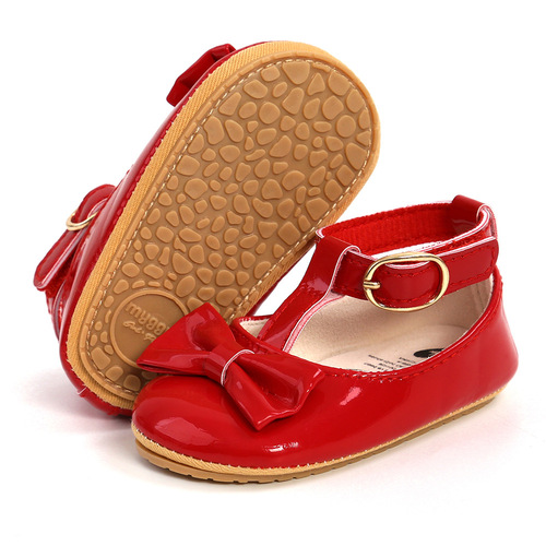 New Spring and Autumn Bow Baby Princess Shoes Baby Shoes Baby Shoes Toddler Shoes M