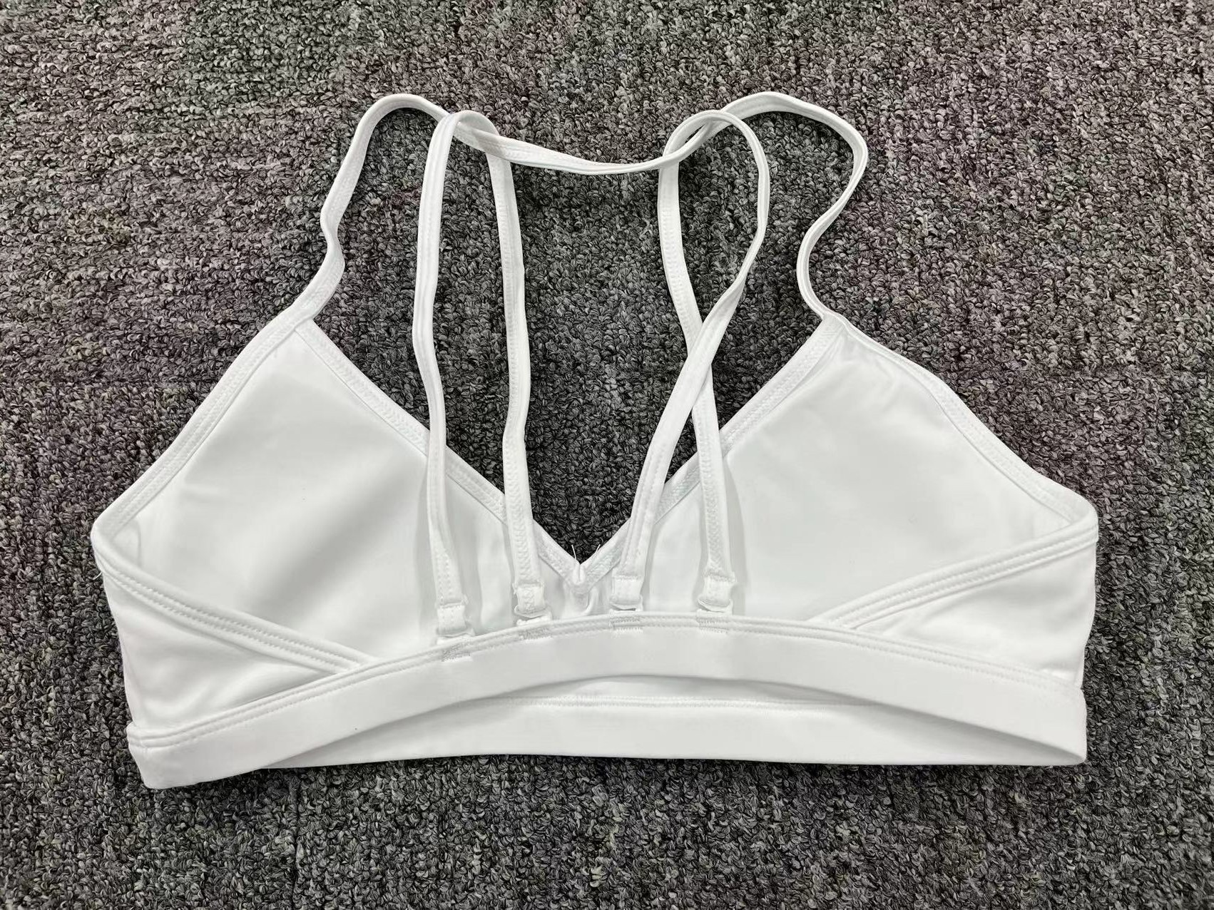 59g Weight Sleeveless Sleeve Length Nylon Fabric Type Short Top Length Halter Crisscross Tank Tops Type Gym, Yoga Occasion Halter Neck Neckline Solid Color Pattern Sports Style Sports Solid Color Nylon Halter Neck Active Tops Halter Crisscross Tank 18